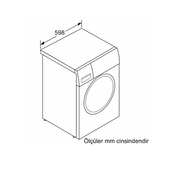 Çamaşır Makinesi 8 kg 1200 dev./dak.