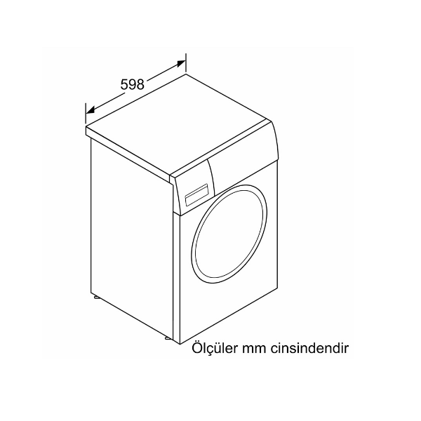Çamaşır Makinesi 9 kg 1200 dev